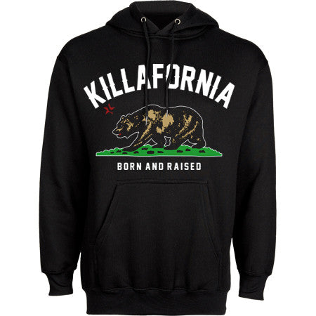 BORN AND RAISED SWEATSHIRT